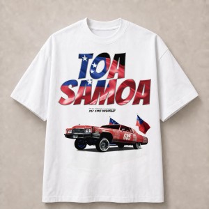 Toa Samoa 685 Lowrider T-Shirt - White