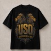USO Brotherhood of Lions T-Shirt - Black