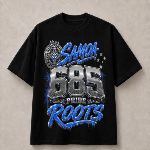 Samoa 685 Pride Roots T-Shirt - Black