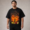 Dragon Ball Super Shenron Fire T-Shirt - Black