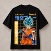 Dragon Ball Super Goku Blue T-Shirt - Black
