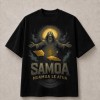 Samoa Muamua Le Atua Divine Faith T-Shirt - Black