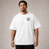 Mate Ma'a Tonga 676 Blue Crown Front and Back T-Shirt - White