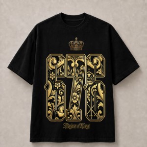 Kingdom of Tonga Gold Heritage 676 T-Shirt - Black