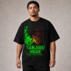 Demon Slayer Tanjiro Mode T-Shirt - Black