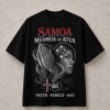 Samoa Muamua Le Atua Faith Family 685 T-Shirt - Black