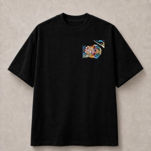 One Piece Straw Hat Crew T-Shirt - Black