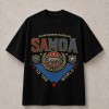 Samoa Island Warrior Bloodline 685 T-Shirt - Black