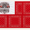 Mate Ma'a Tonga MTM 676 Red Bandana Flag