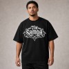 Toa Samoa 685 Original Front & Back T-Shirt - Black