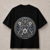 Kingdom of Tonga Blue Royal Crest T-Shirt - Black