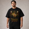 Tonga Honor Strength Eagle Crest T-Shirt - Black