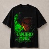 Demon Slayer Tanjiro Mode T-Shirt - Black