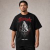 Tonga 676 God First Prayer T-Shirt - Black