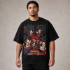 Dragon Ball Goku Vegeta Red Super Saiyan T-Shirt - Black