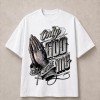 Only God Can Judge Me Samoa Prayer T-Shirt - White