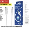 micro flash charing data cable