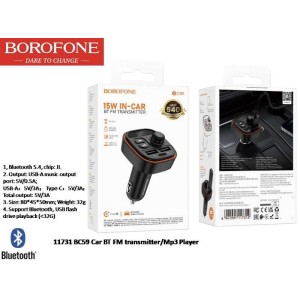 car bt fm transmitter/mp3 player