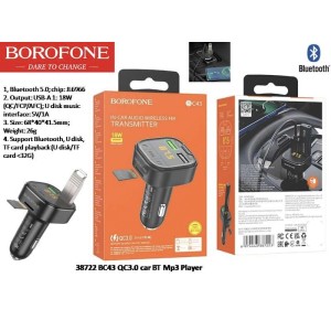 QC3.0 car BT Mp3 player