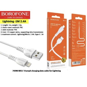 Triumph charging data cable for Lightning