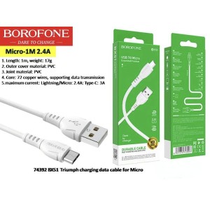 Triumph charging data cable for micro