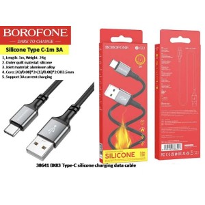 type-c silicone charging data cable