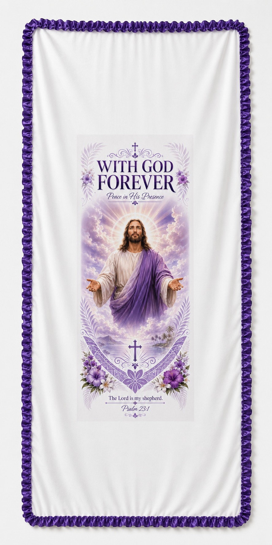 Custom memorial cloth
