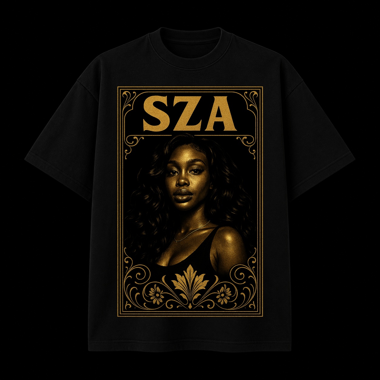 Names and numbers T-shirt example